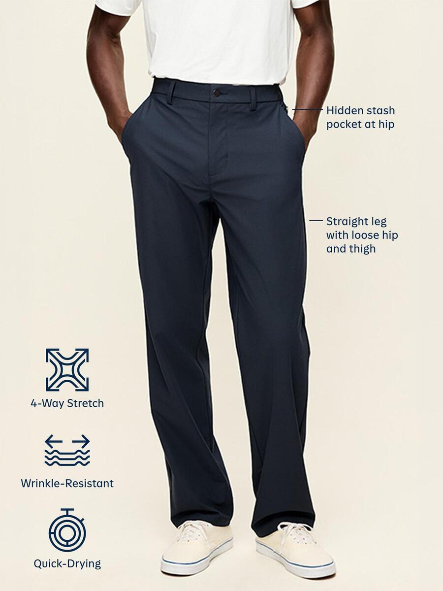 Image 2 of 2, Loose Tech Hybrid Chino Pants