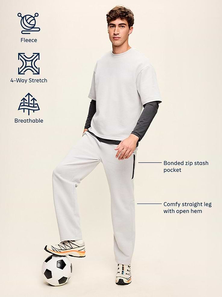 Image 5 of 6, Dynamic Fleece Straight-Leg Pants
