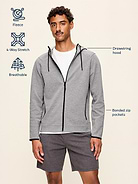 Image 4 of 4, Dynamic Fleece 4.0 Zip Hoodie