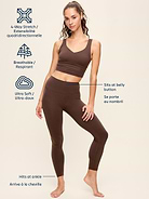 Image 4 of 4, High-Waisted StudioSmooth 7/8 Leggings