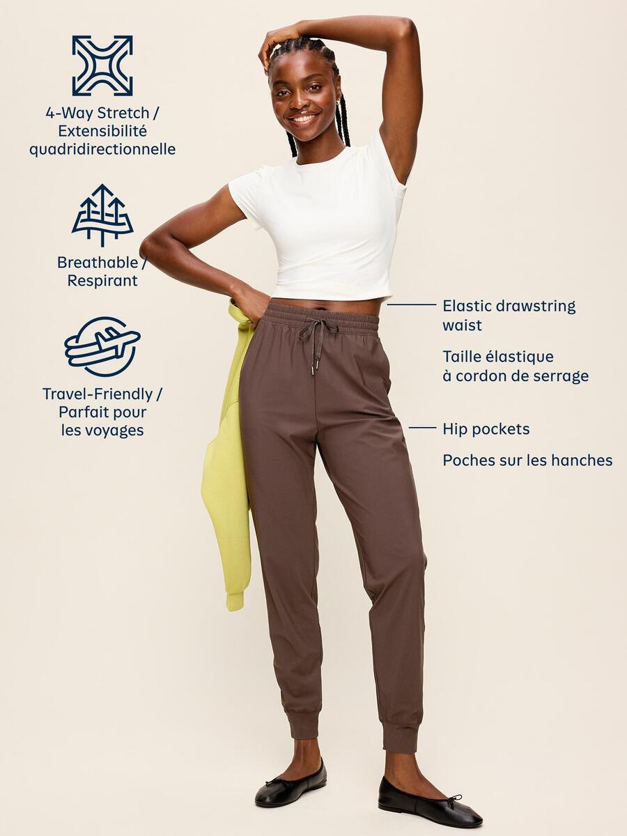 Image 5 of 10, High-Waisted SleekTech Joggers