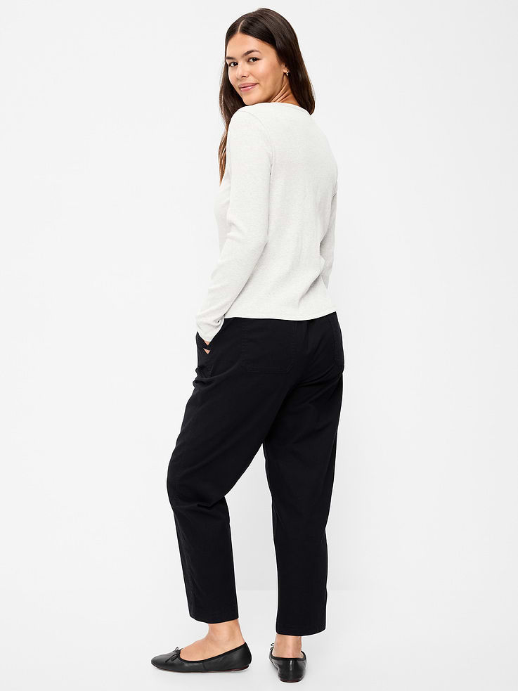 Image 9 of 10, High-Waisted OGC Chino Tapered Straight Pants