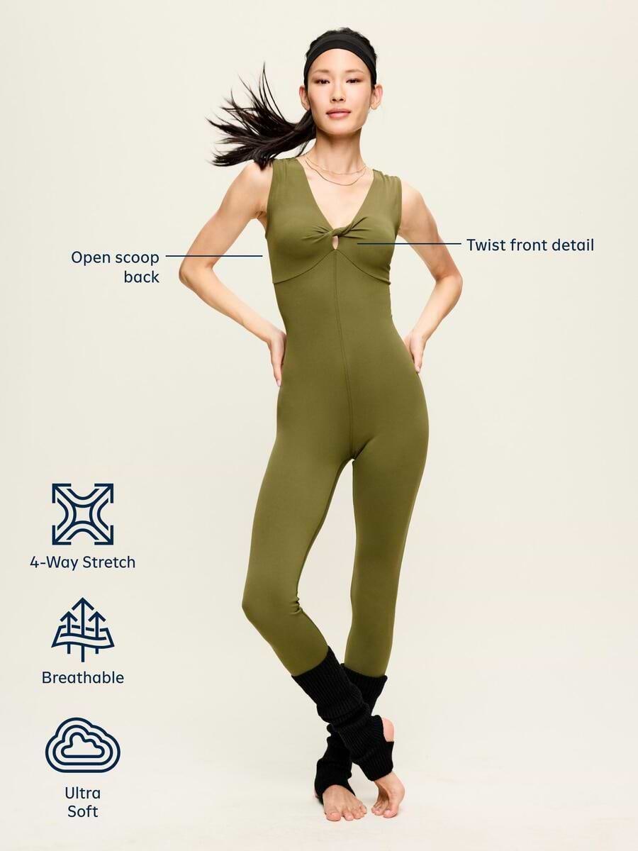 StudioSmooth Twist-Front Jumpsuit | Old Navy