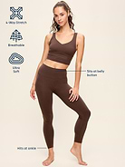 Image 4 of 4, High-Waisted StudioSmooth 7/8 Leggings