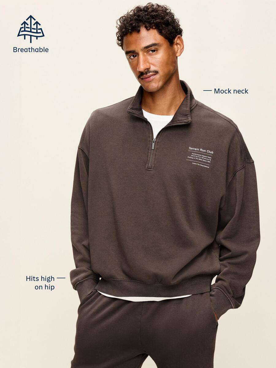 Image 5 of 5, Lived-In Pro Quarter Zip