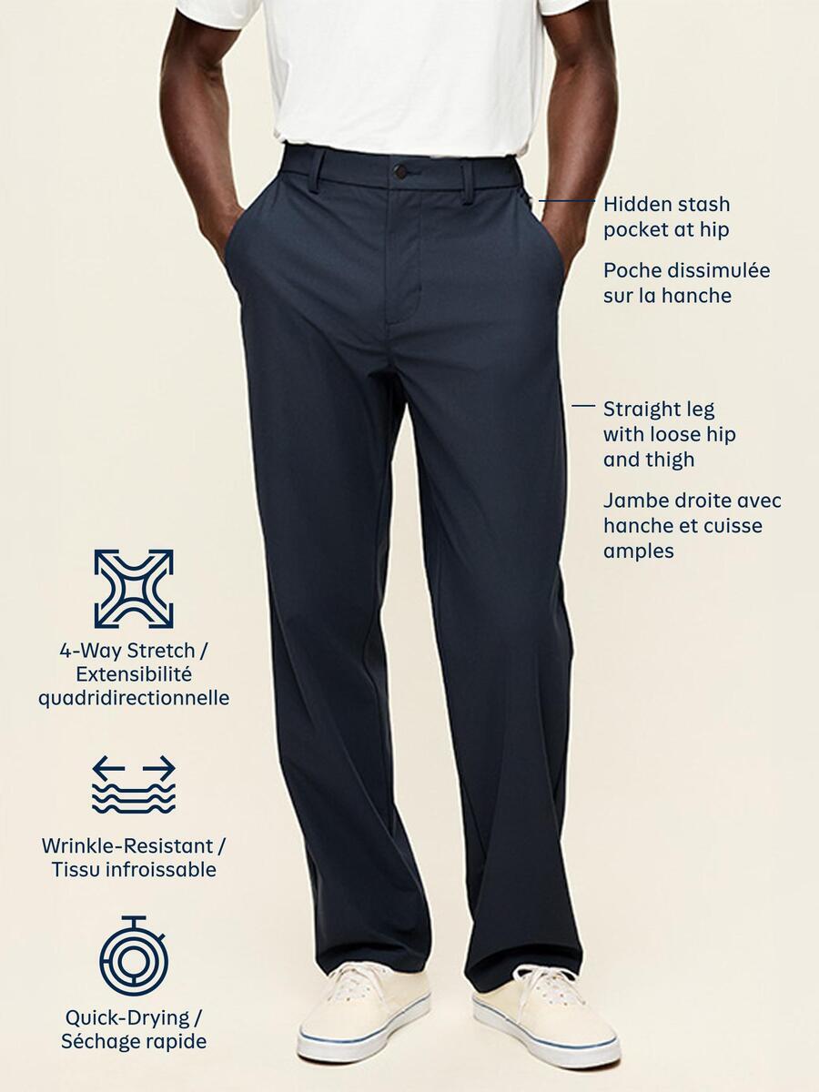 Image 4 of 4, Loose Tech Hybrid Chino Pants