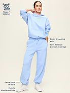 Image 3 of 3, Mid-Rise Baseline Fleece Jogger Sweatpants