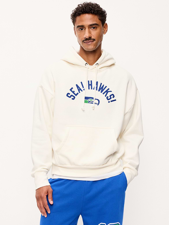 Seattle Seahawks Oversized Pullover Hoodie for Adults