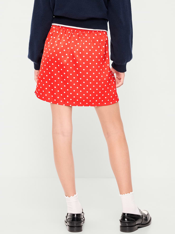 Image 3 of 5, Printed Satin Skirt for Girls