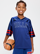 Image 1 of 4, A gender-neutral style for all-day play., v neck, short sleeves, drop shoulders, graphic at front, Product #916405