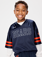Image 1 of 5, A gender-neutral style for all-day play., v neck, short sleeves, drop shoulders, graphic at front, Product #916644