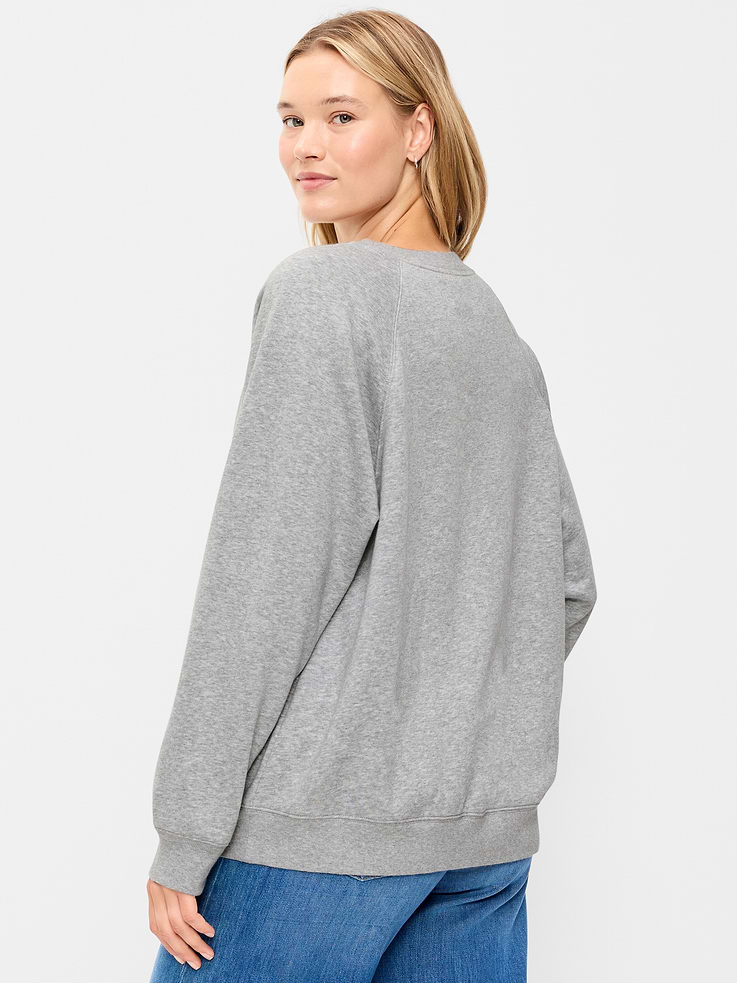 Image 5 of 9, Old Navy x Disney Oversized Raglan Sweatshirt for Women