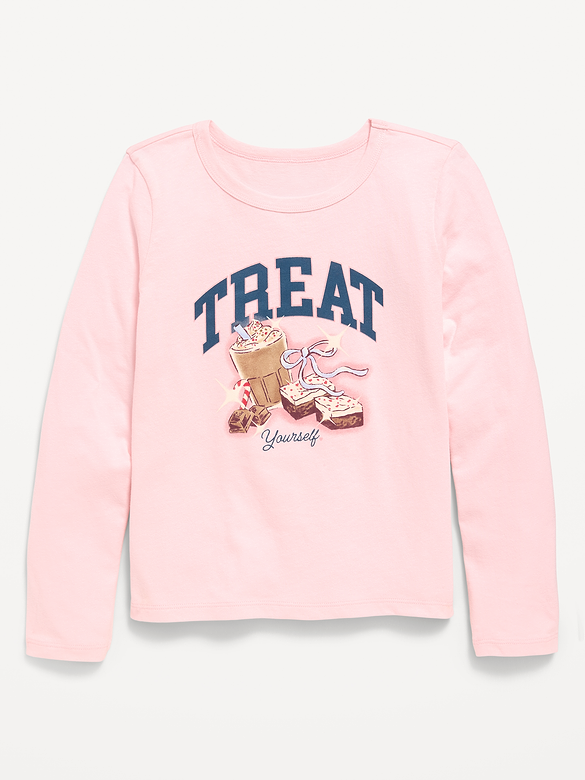 Long-Sleeve Graphic T-Shirt for Girls