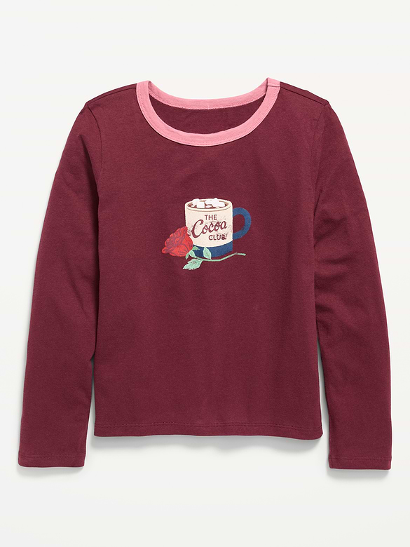 Long-Sleeve Graphic T-Shirt for Girls