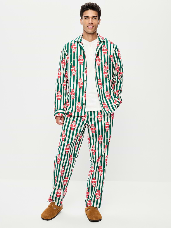 Flannel Pajama Pant Set for Men