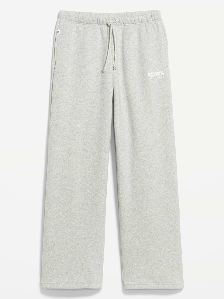 Image 6 of 7, High-Waisted Baseline Fleece Wide-Leg Sweatpants