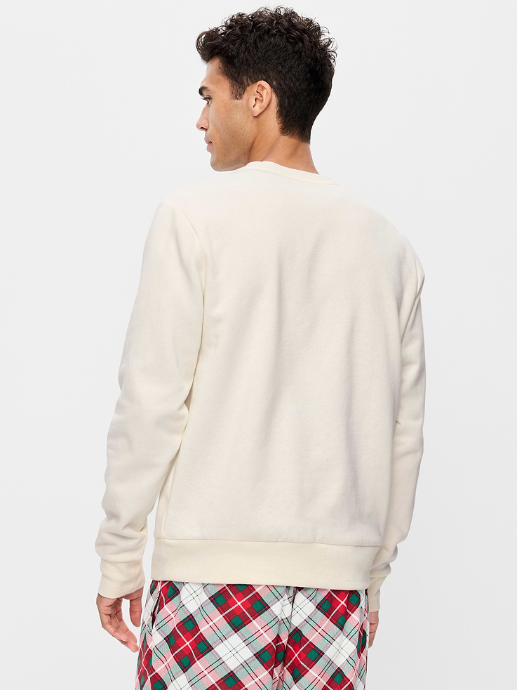 Image 2 of 4, Graphic Crew-Neck Sweatshirt