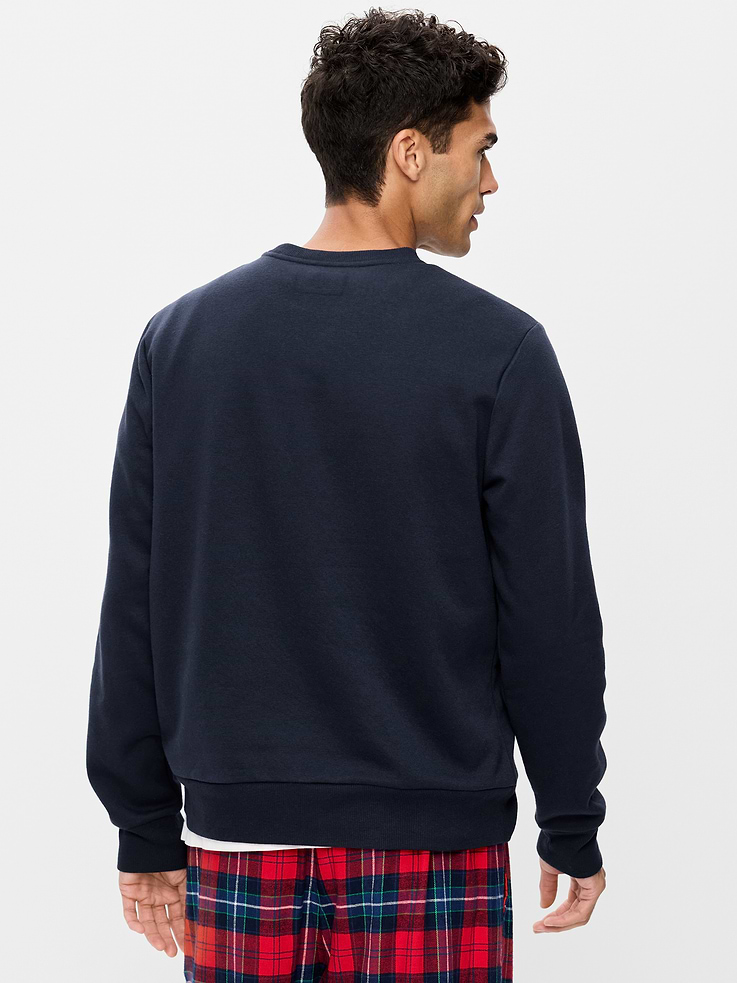 Image 2 of 4, Graphic Crew-Neck Sweatshirt