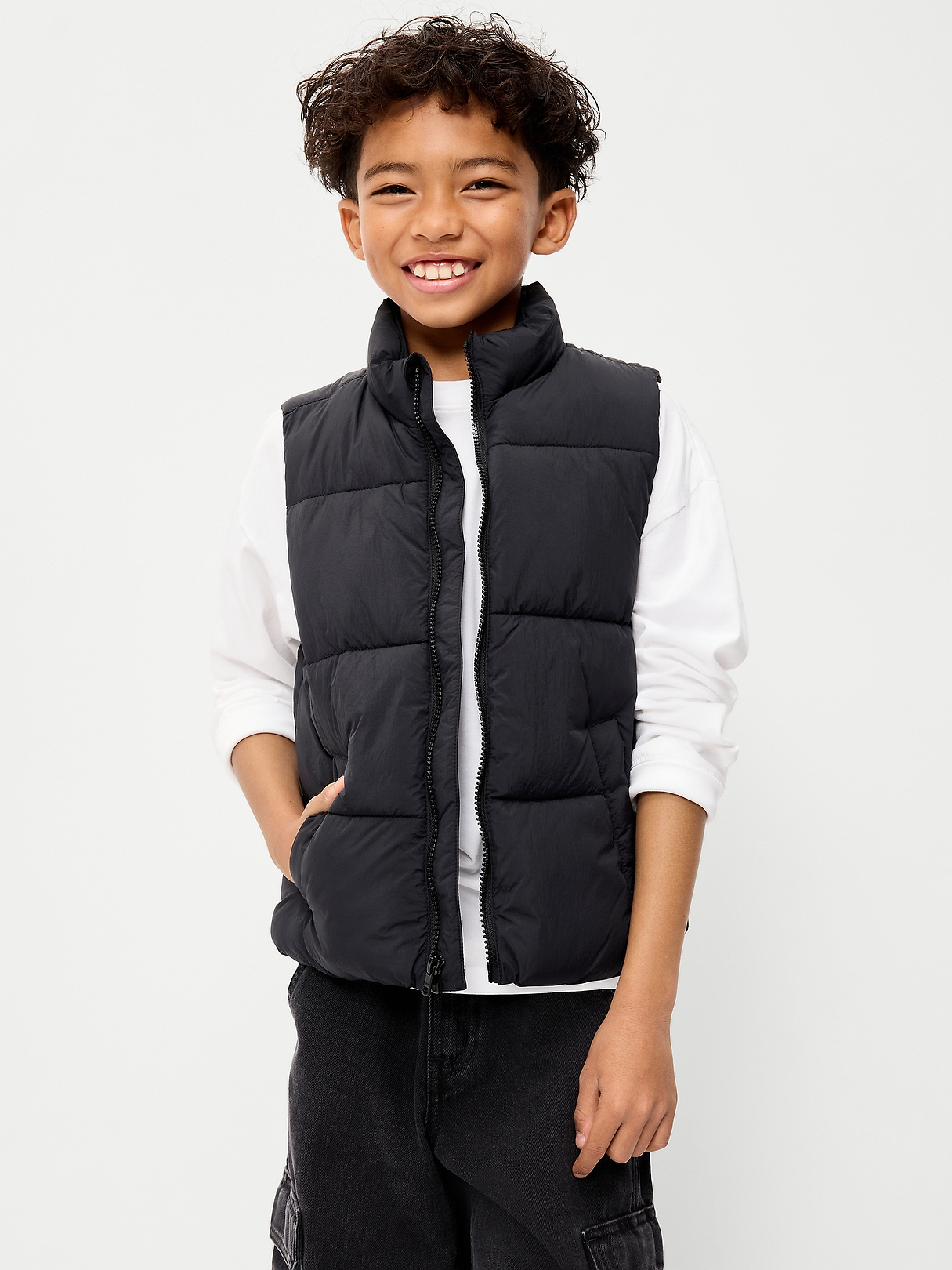 Frost-Free Water-Resistant Puffer Vest for Boys | Old Navy