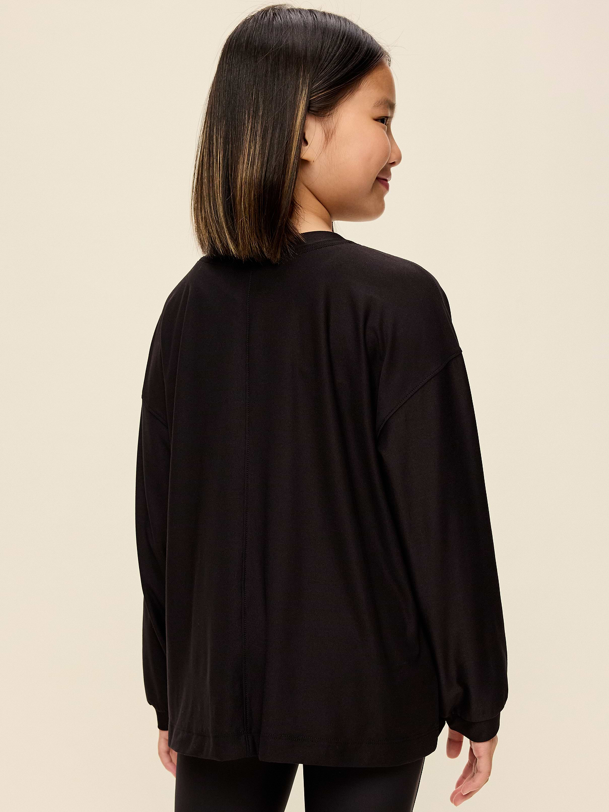 Image 2 de 2, T-shirt long NuageSport à manches longues pour fille