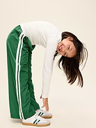 Image 1 of 5, elasticized waistband, stripes at each side, on-seam pockets, Product #907988