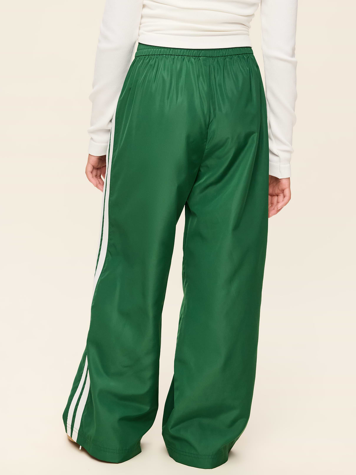 Image 4 of 5, High-Waisted Track Pants for Girls