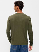 Image 2 de 3, T-shirt ras du cou en tissu gaufré