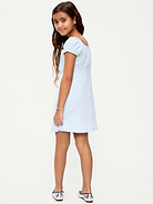 Image 2 of 3, Fit and Flare Ribbed Dress for Girls