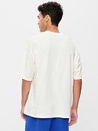 Image 2 de 5, T-shirt surdimensionné à imprimé des Buffalo Bills pour homme