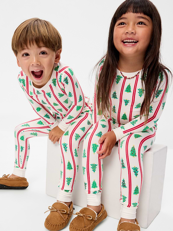 SoftMode Printed Snug-Fit Pajama Set for Toddler & Baby