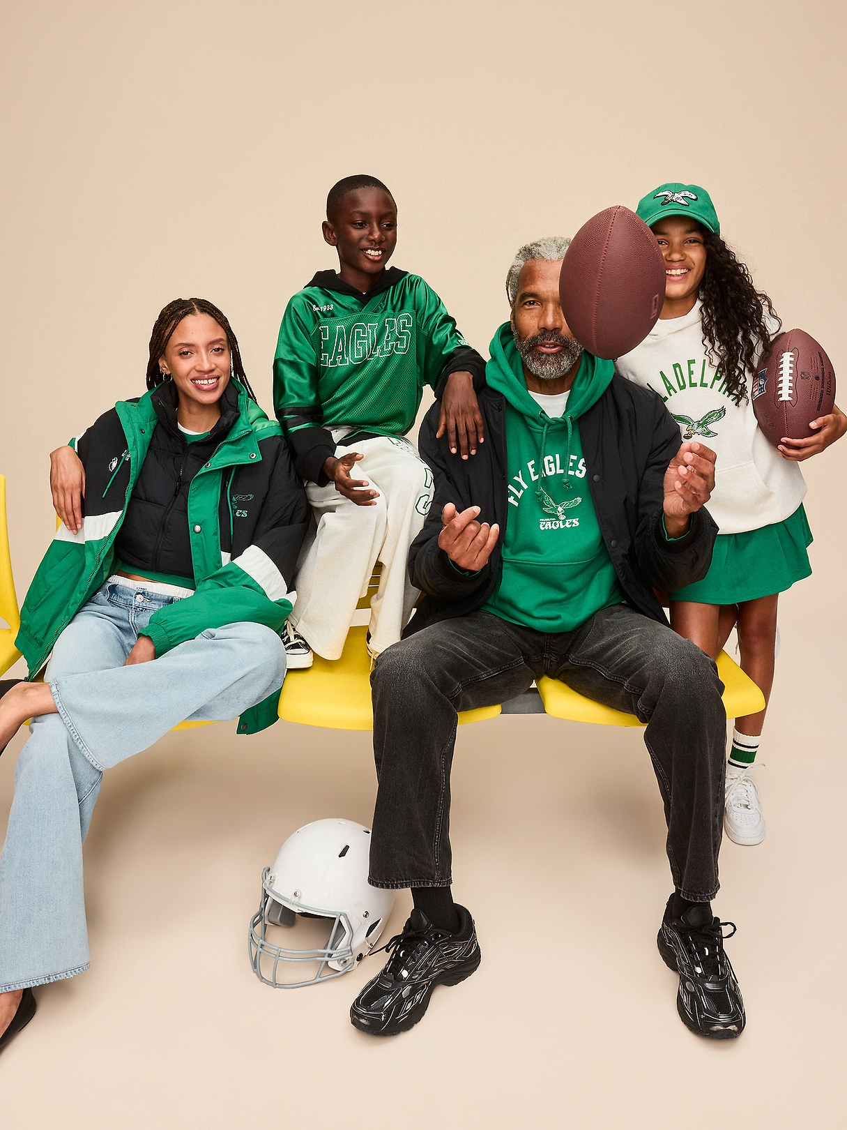 Philadelphia Eagles High-Waisted SoComfy Wide-Leg Sweatpants for