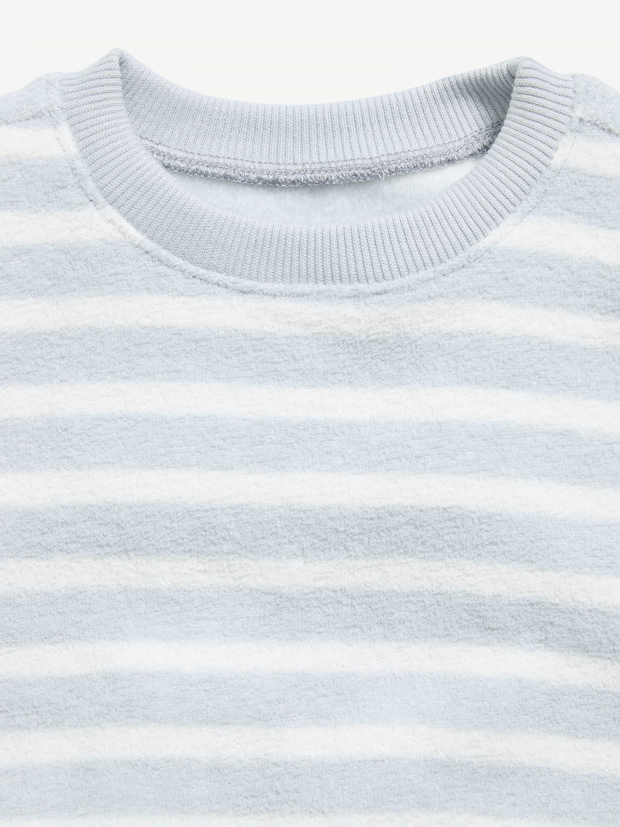 Image 2 of 2, Cozy Terry Striped Crew-Neck Sweatshirt for Baby