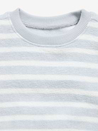 Image 2 of 2, Cozy Terry Striped Crew-Neck Sweatshirt for Baby