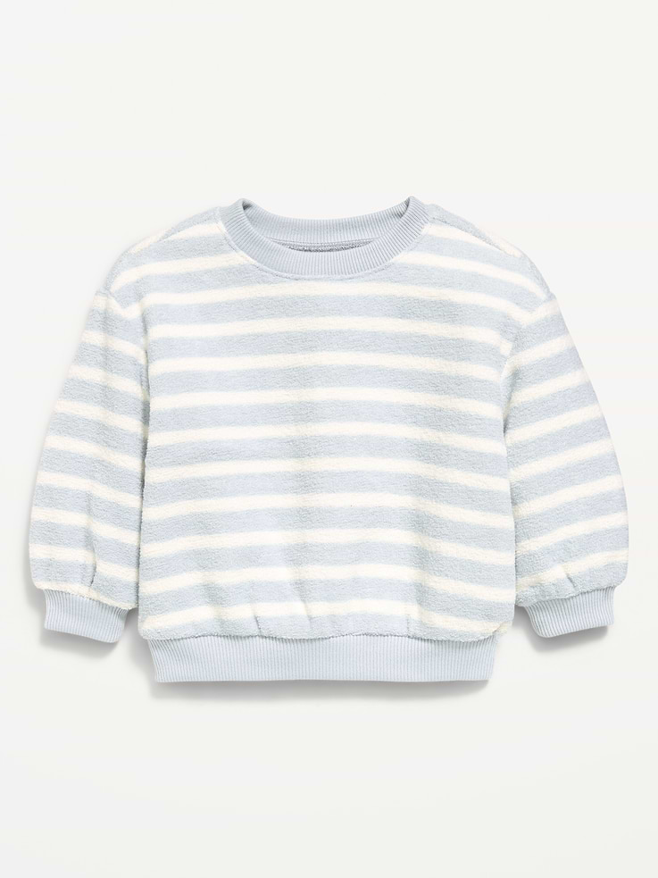 Image 1 of 2, crew neck, long sleeves, drop shoulders, Product #908316