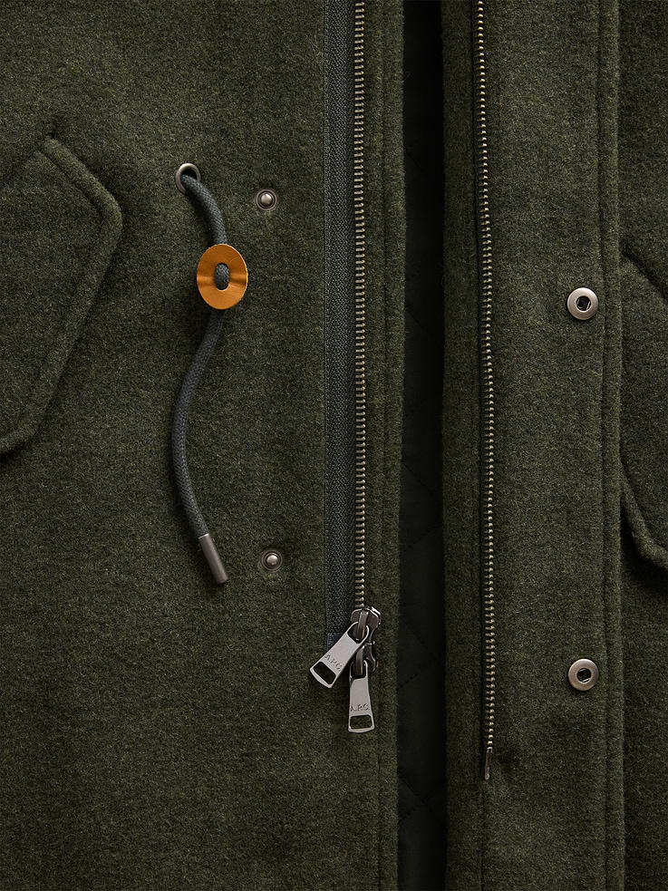 Image 8 of 10, Gap × A.P.C. Oversized Wool-Blend Parka