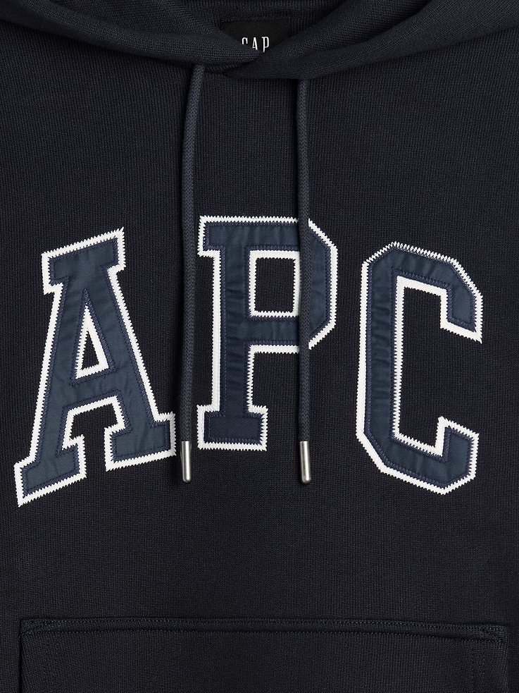 Image 5 of 8, Gap × A.P.C. Extra Heavyweight Logo Hoodie, Cardmember Early Access