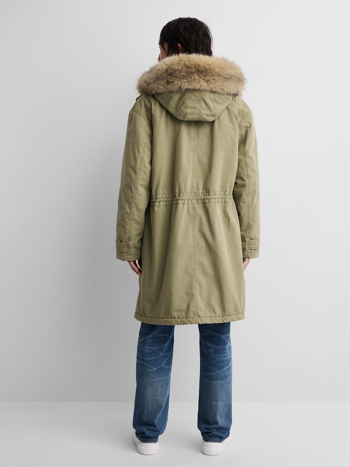 Gap × A.P.C. Oversized Sherpa-Lined Utility Parka | Gap