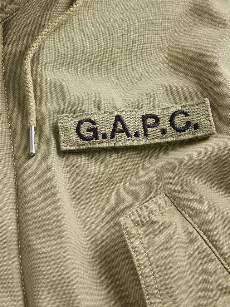 Image 6 of 10, Gap × A.P.C. Oversized Sherpa-Lined Utility Parka, Cardmember Early Access