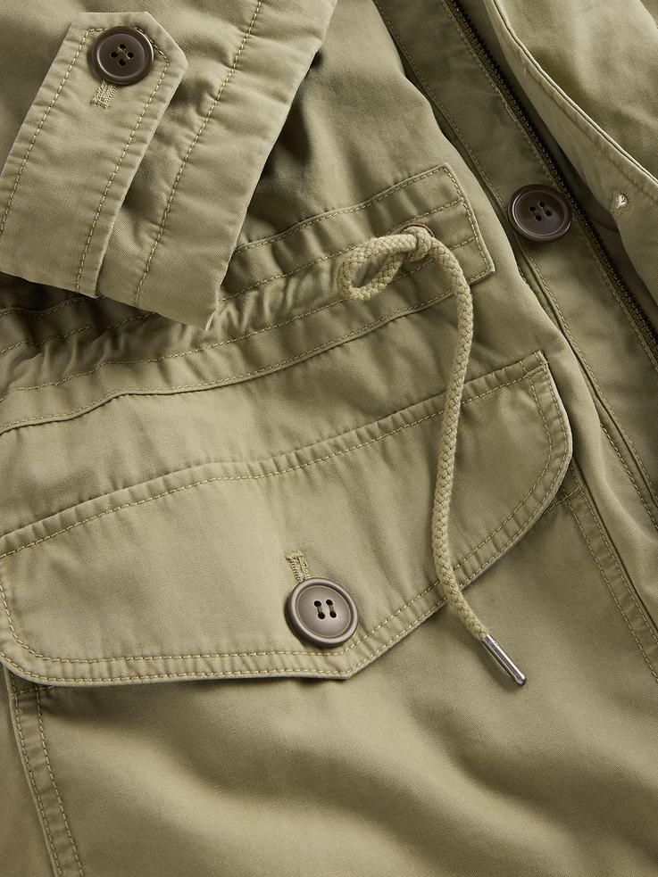 Image 7 of 10, Gap × A.P.C. Oversized Sherpa-Lined Utility Parka, Cardmember Early Access