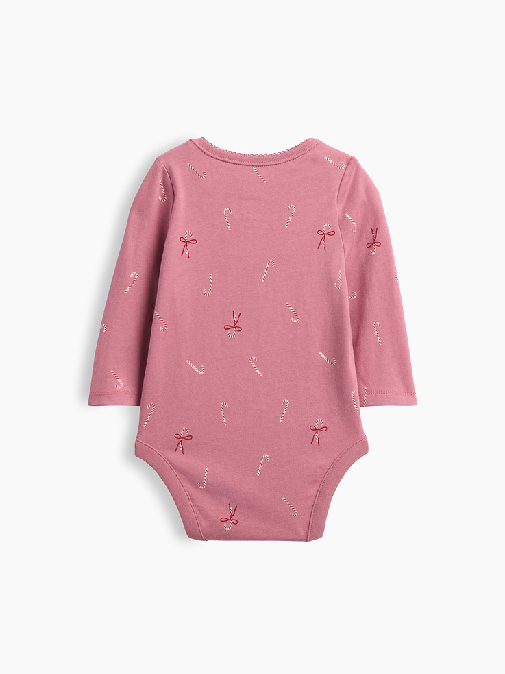 Image 2 of 2, Baby First Favorites Organic Cotton Print Bodysuit