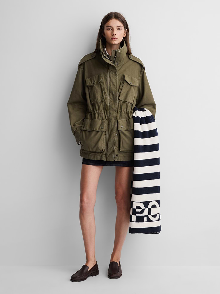 Image 5 of 5, Gap × A.P.C. Logo Stripe Blanket, Cardmember Early Access