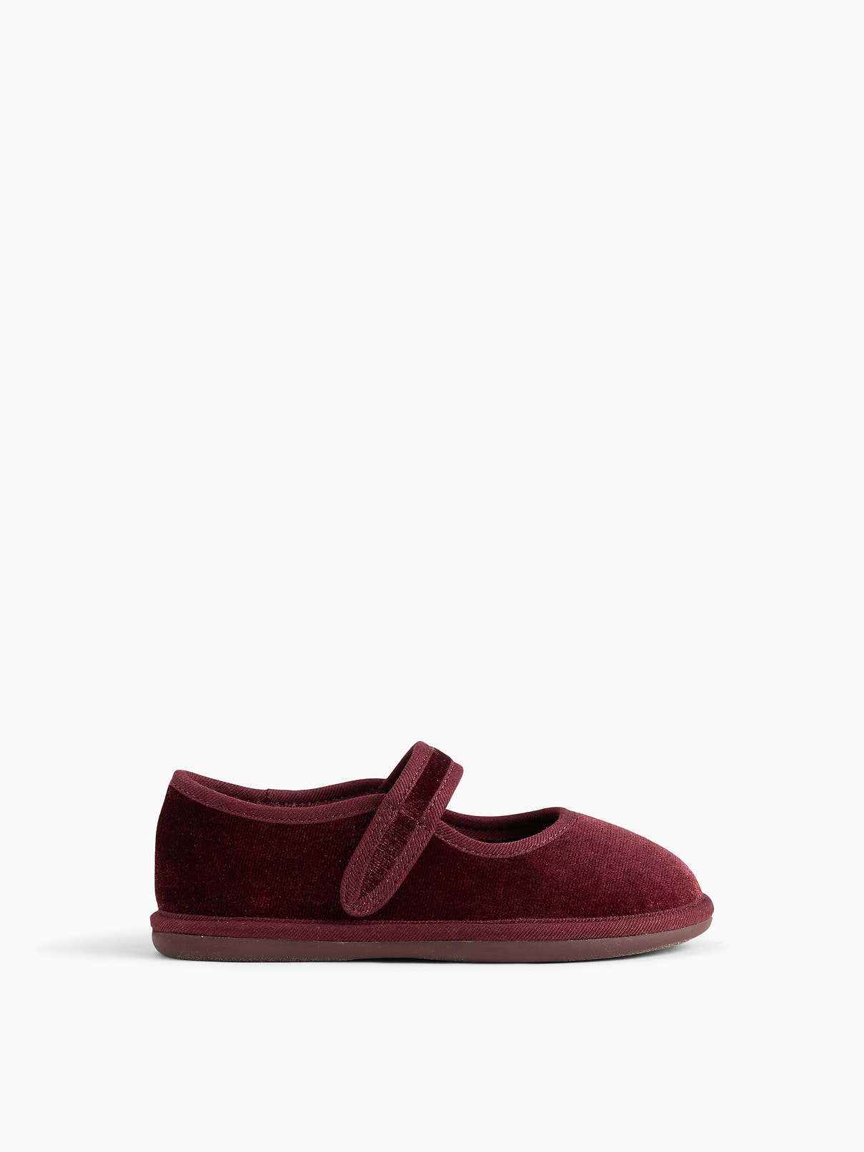 Toddler Velvet Mary Jane Flats