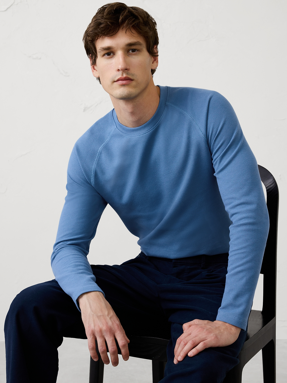 Waffle Crew-Neck Shirt | Banana Republic Factory