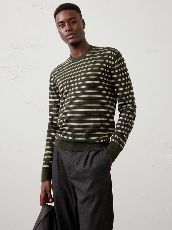 Merino Wool Striped Sweater