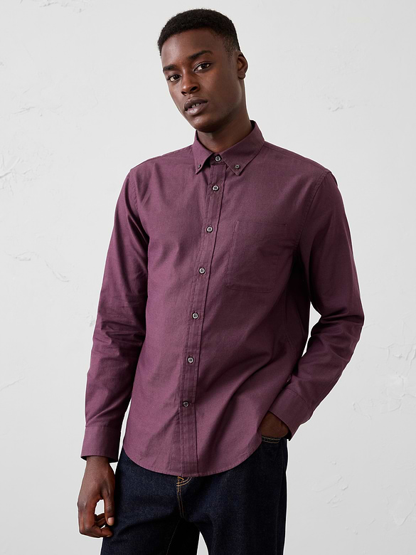 Slim-Fit Oxford Shirt