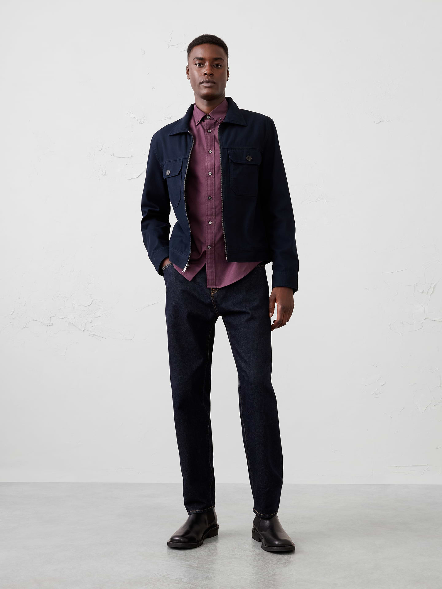 Image 3 of 8, Slim-Fit Oxford Shirt