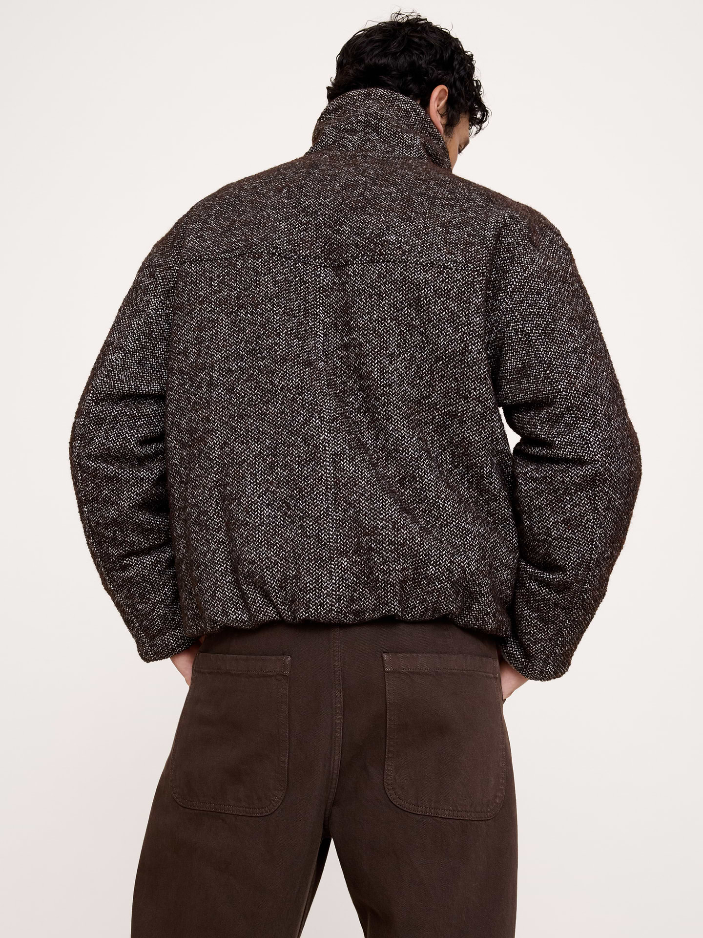 Image 3 of 8, Italian Wool-Blend Bomber Jacket