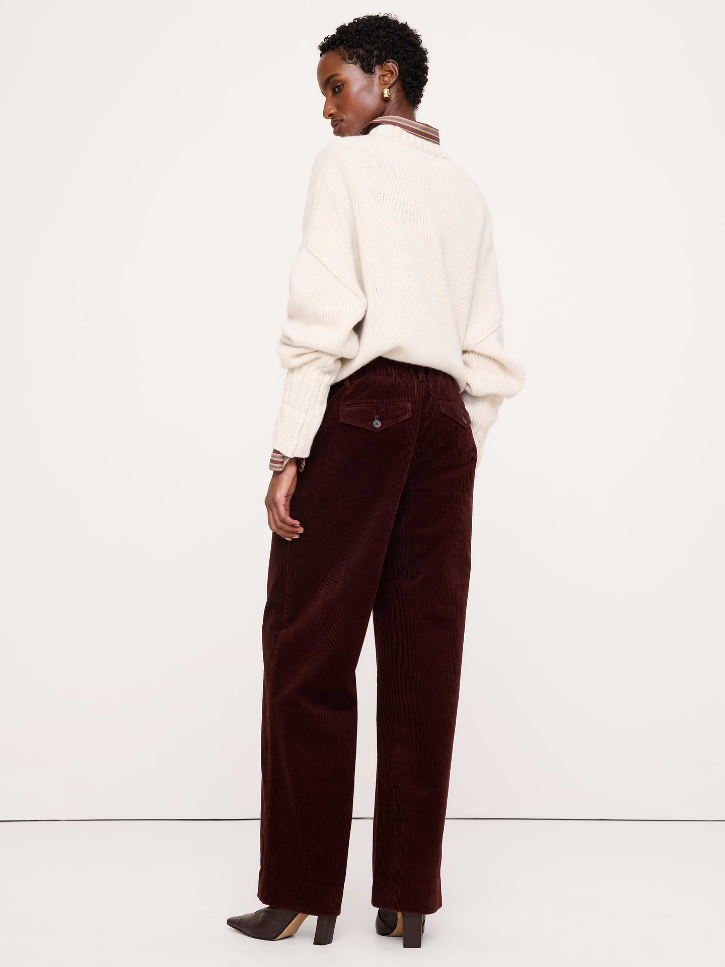 Image 3 of 8, The Everyday Wide-Leg Pant in Corduroy