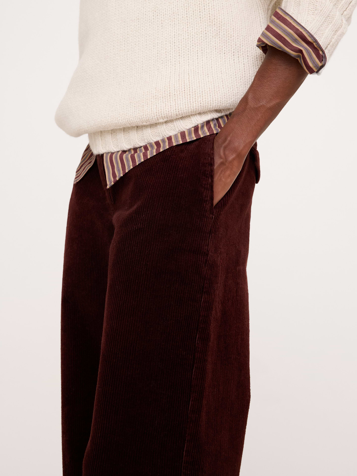 Image 4 of 8, The Everyday Wide-Leg Pant in Corduroy