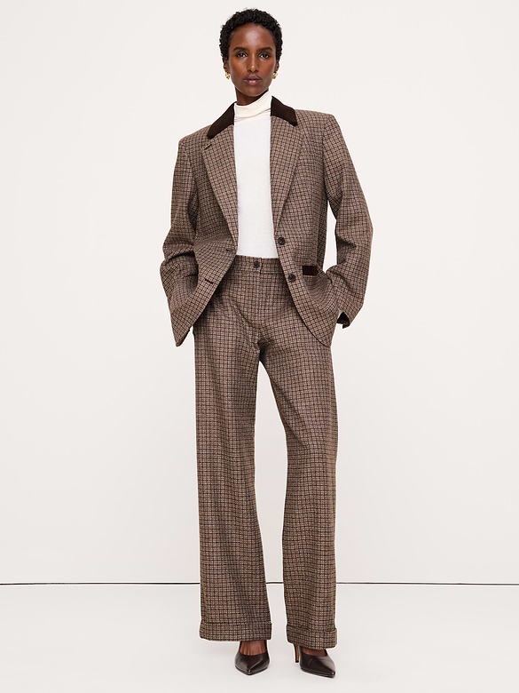 Boyfriend Italian Tweed Pant